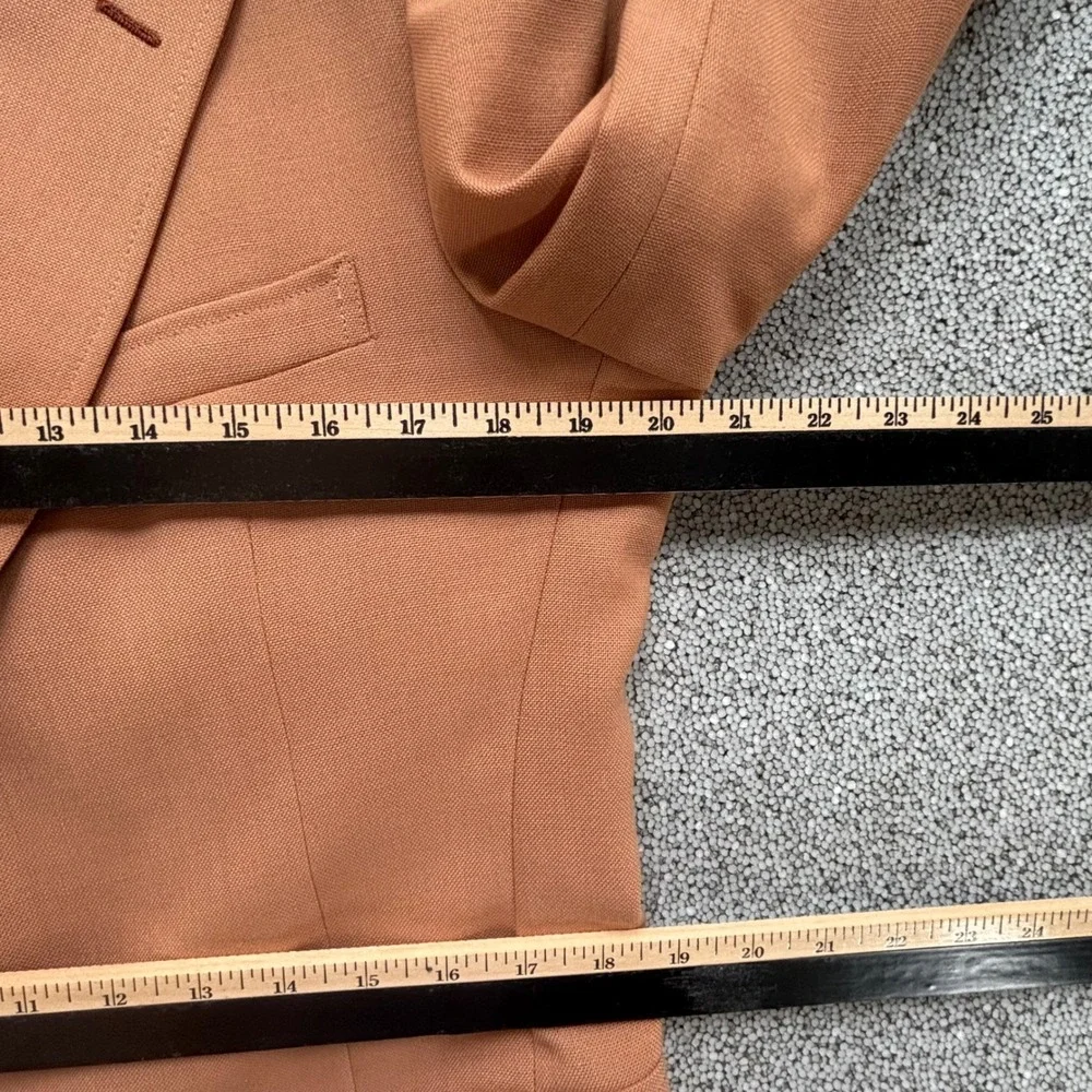 Wimbledon Cricketeer 60's-70's NWT Deadstock Blazer 40R Peachy Tan Preppy Tennis